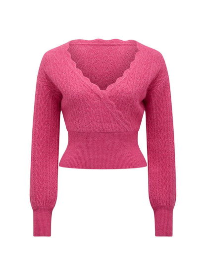 Kylie Stitch Wrap Sweater