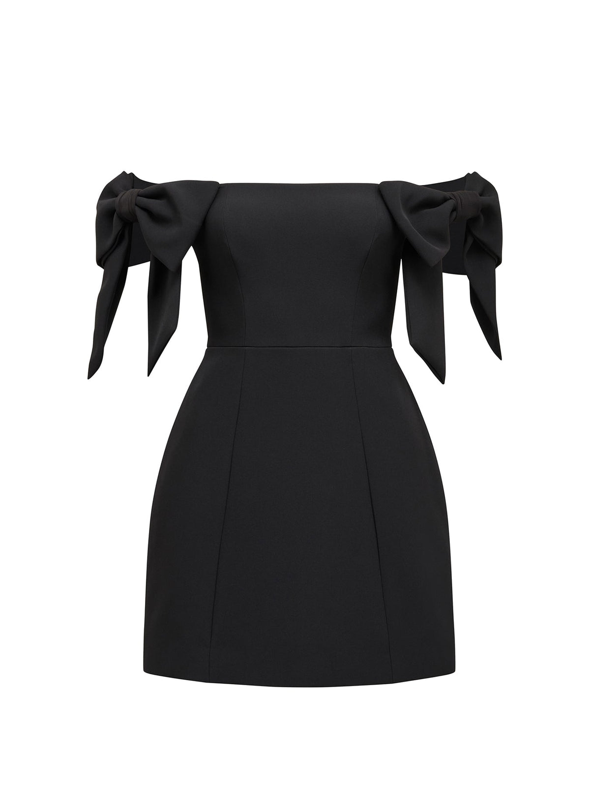 Adalyn Mini Bow Dress Black