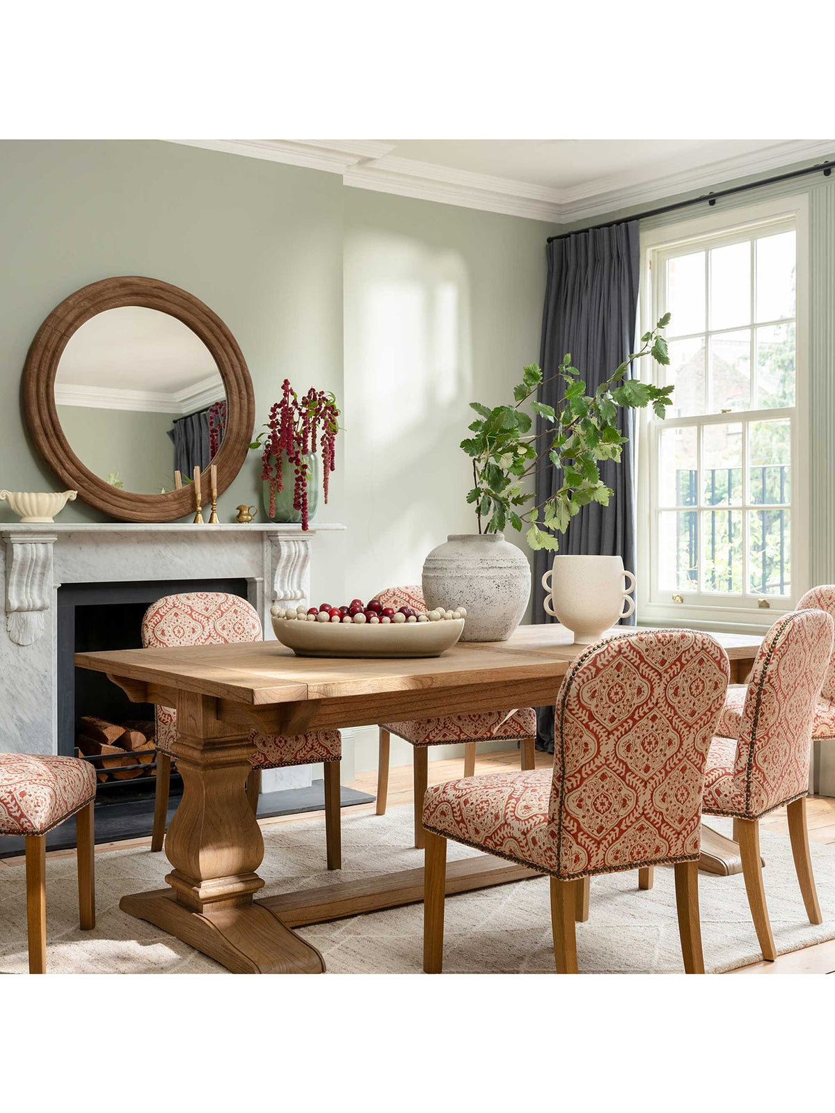 Papillon Extending Dining Table Brown