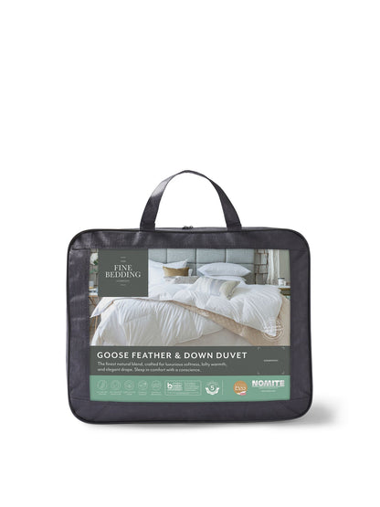 Goose Feather and Down Duvet 10.5 Tog White