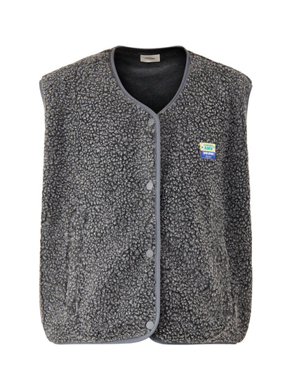 Hoktown Wool Gilet Charcoal
