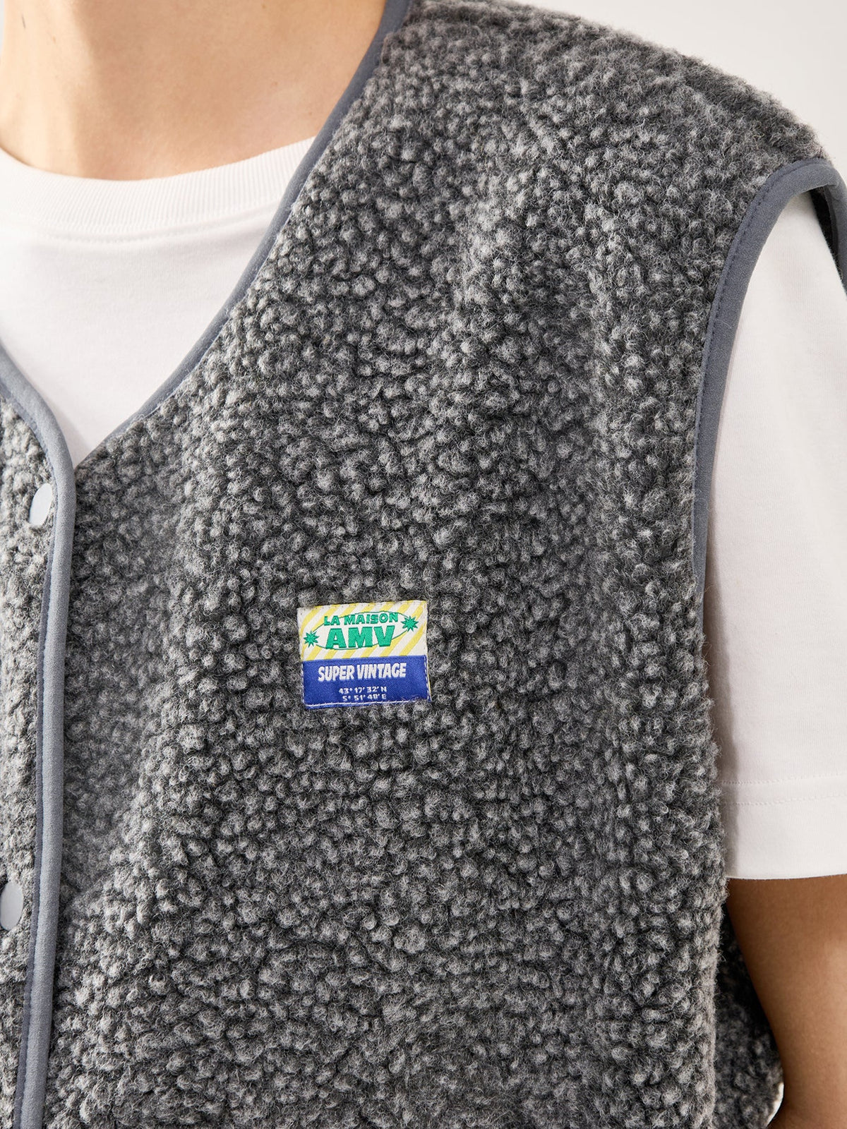 Hoktown Wool Gilet Charcoal