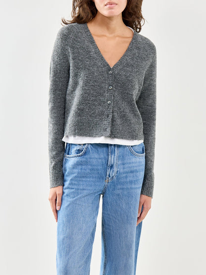 School Girl Cardigan Grey
