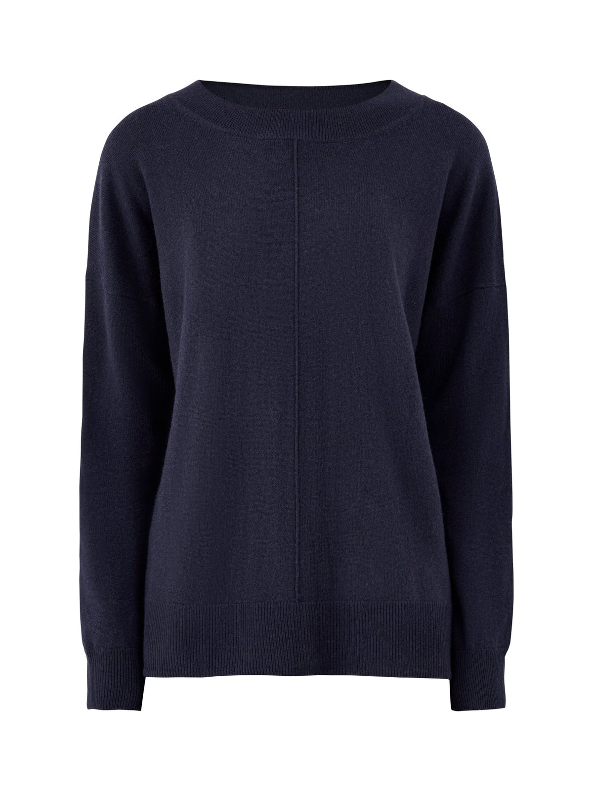 Wide Slouchy Jumper Navy