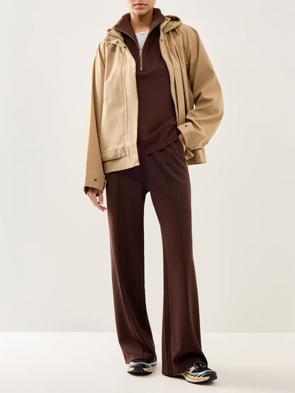 The Wide Leg Pant 30 Coffee Bean