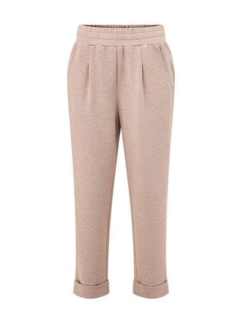 The Rolled Cuff Pant 25 Taupe Marl