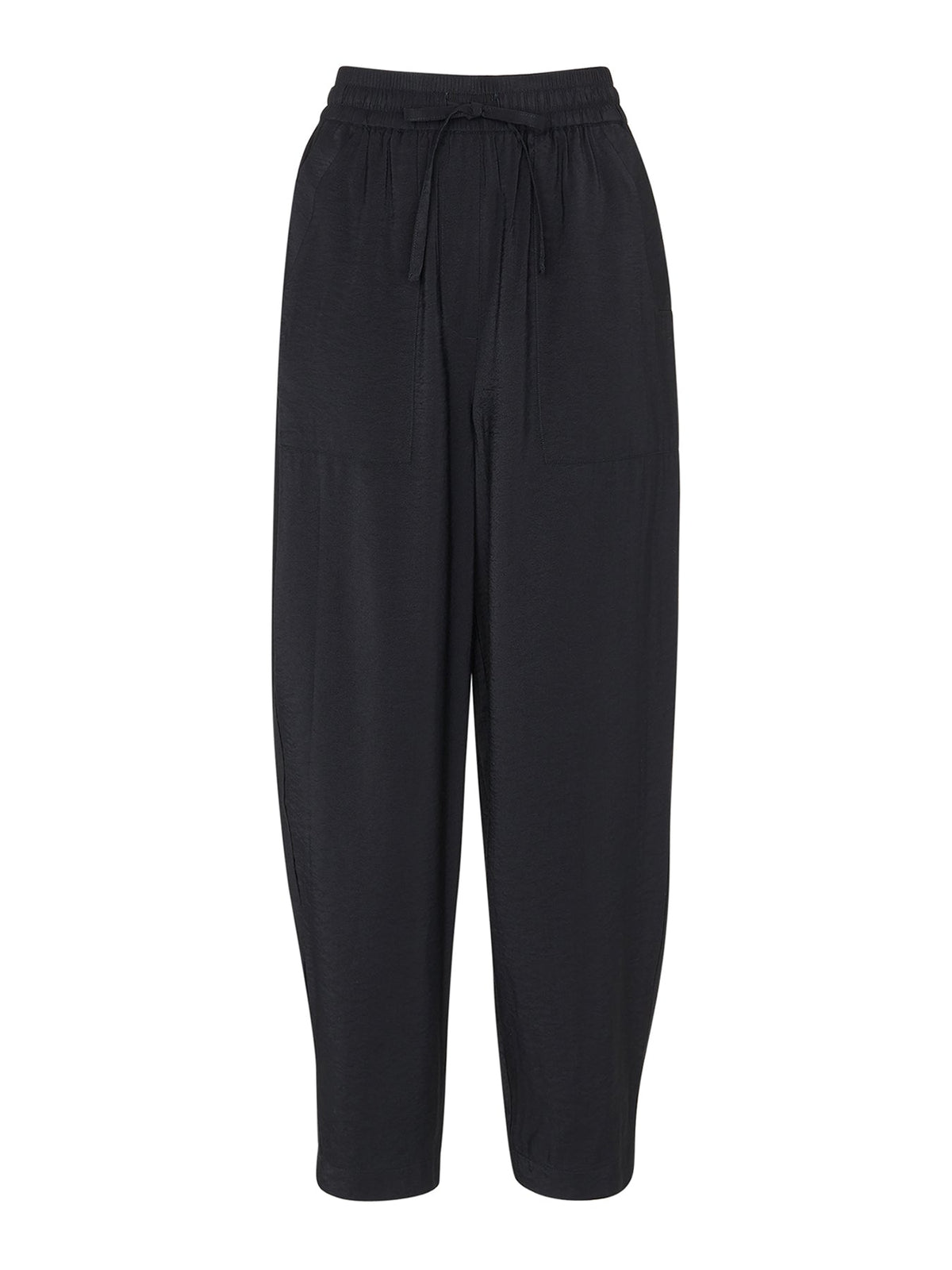 Tie Waist Trouser Black