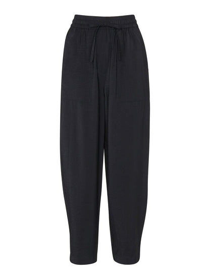 Tie Waist Trouser Black