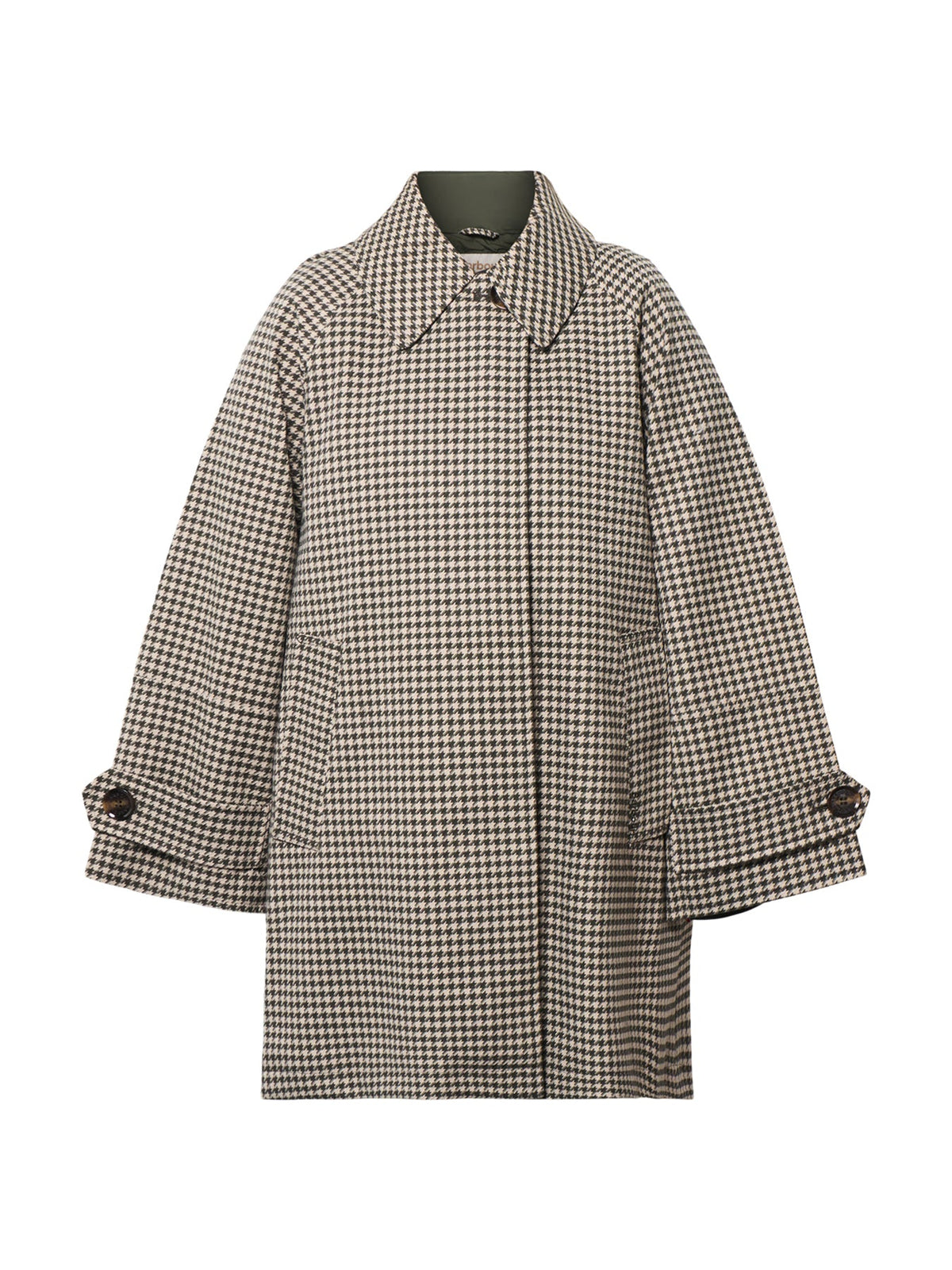 Kennedy Check Showerproof Jacket Green