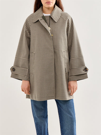 Kennedy Check Showerproof Jacket Green