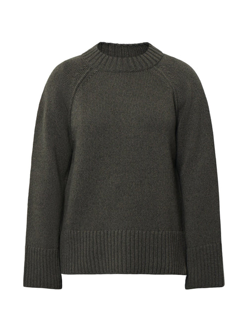 Ashdon Knitted Jumper Green