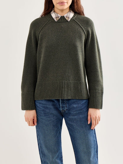 Ashdon Knitted Jumper Green