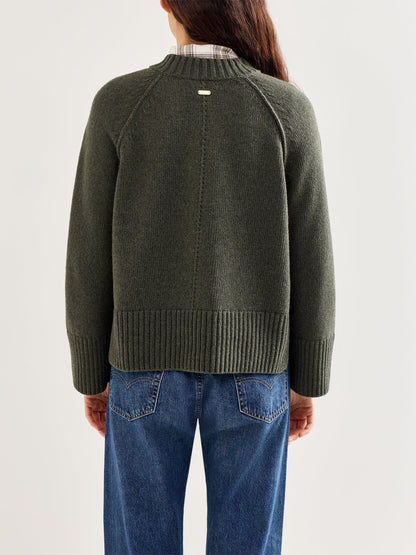 Ashdon Knitted Jumper Green