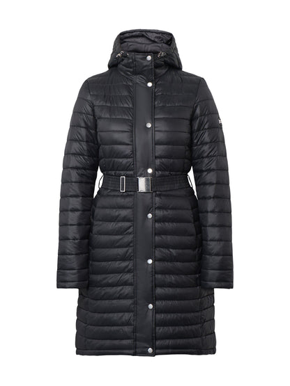 Longline Jada Puffer Jacket Black