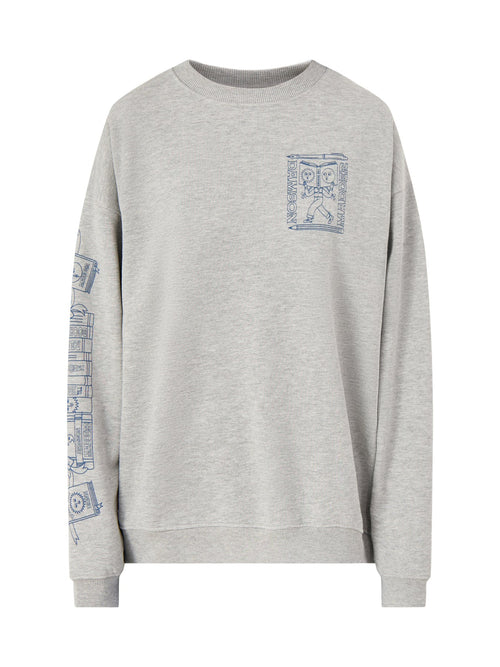 The Reader Sweatshirt Grey
