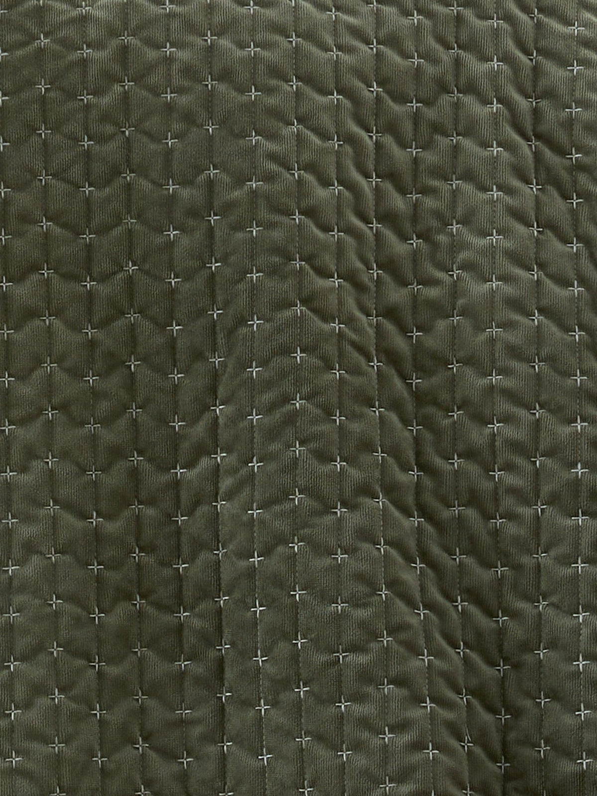 Attica Velvet Bedspread 240x260cm Green