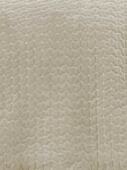 Attica Velvet Bedspread 240x260cm Neutral