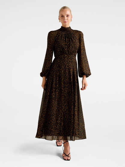 Janelle Raglan Maxi Dress Black