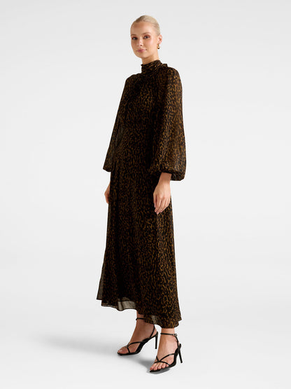 Janelle Raglan Maxi Dress Black