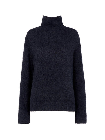Alpaca Blend Funnel Knit