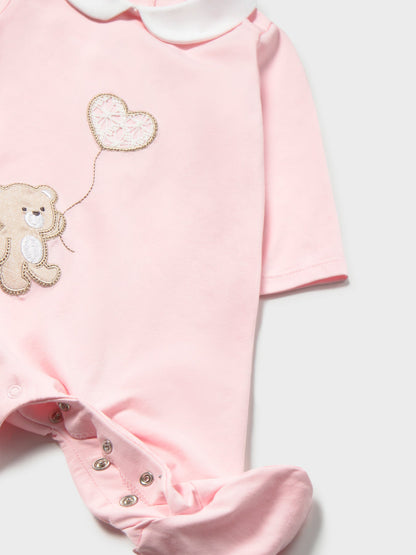 Baby Bear Romper White