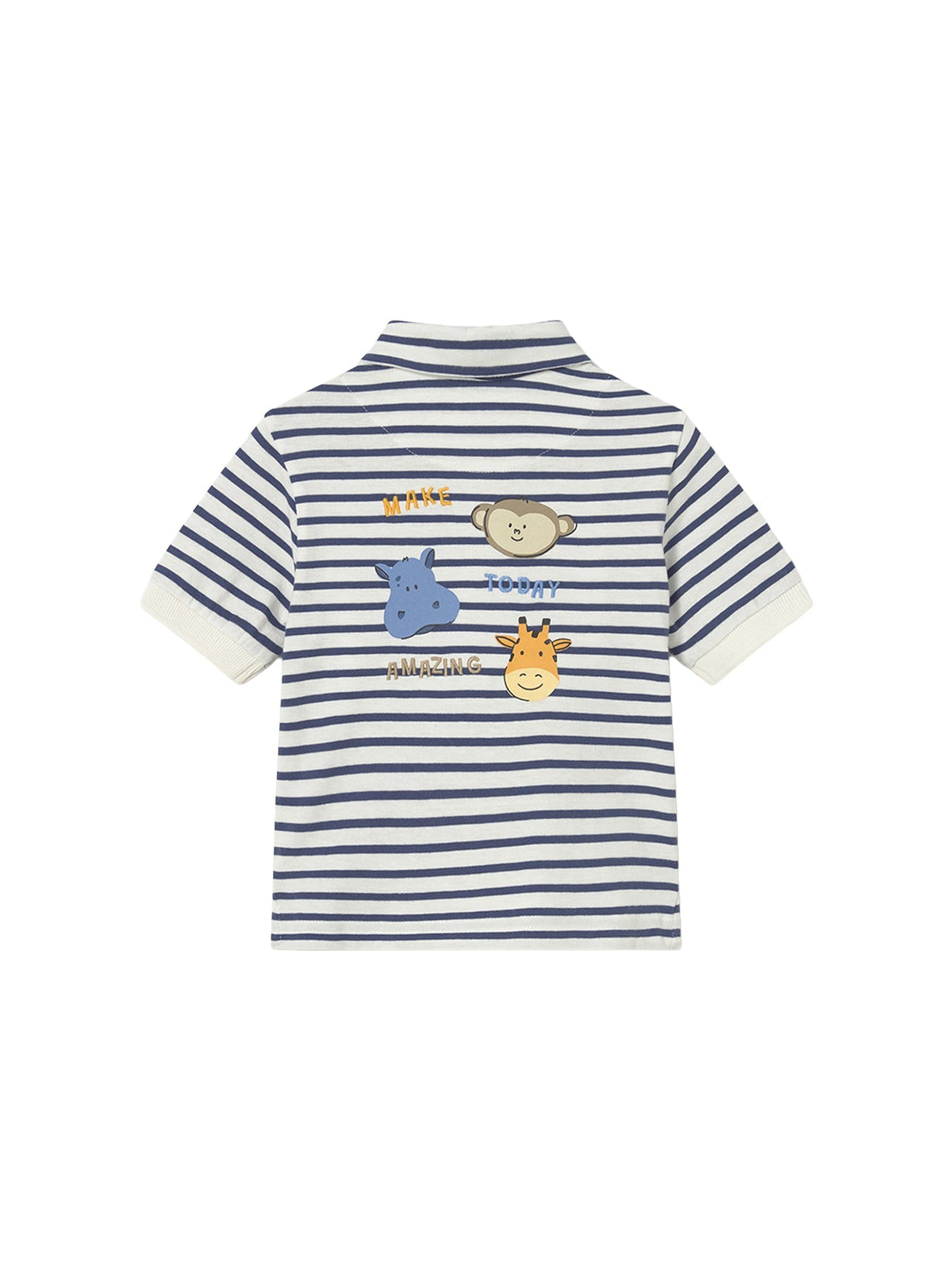Baby Animal Short Sleeve Polo Multi