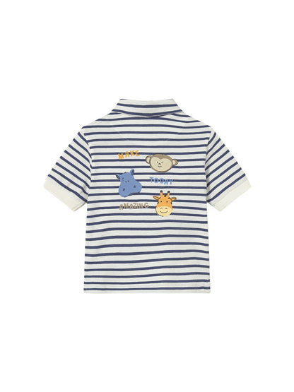 Baby Animal Short Sleeve Polo Multi