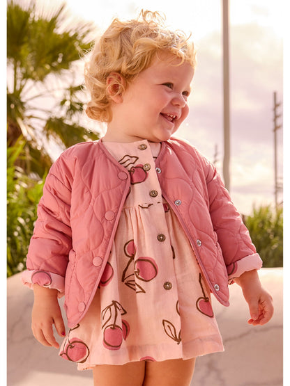 Baby Cherry Reversible Windbreaker Pink