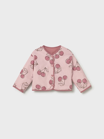 Baby Cherry Reversible Windbreaker Pink