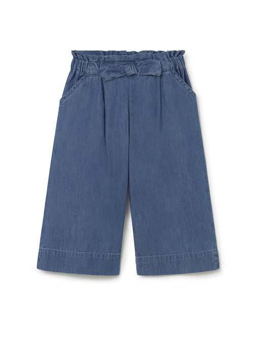 Baby Flowy Long Pants Navy