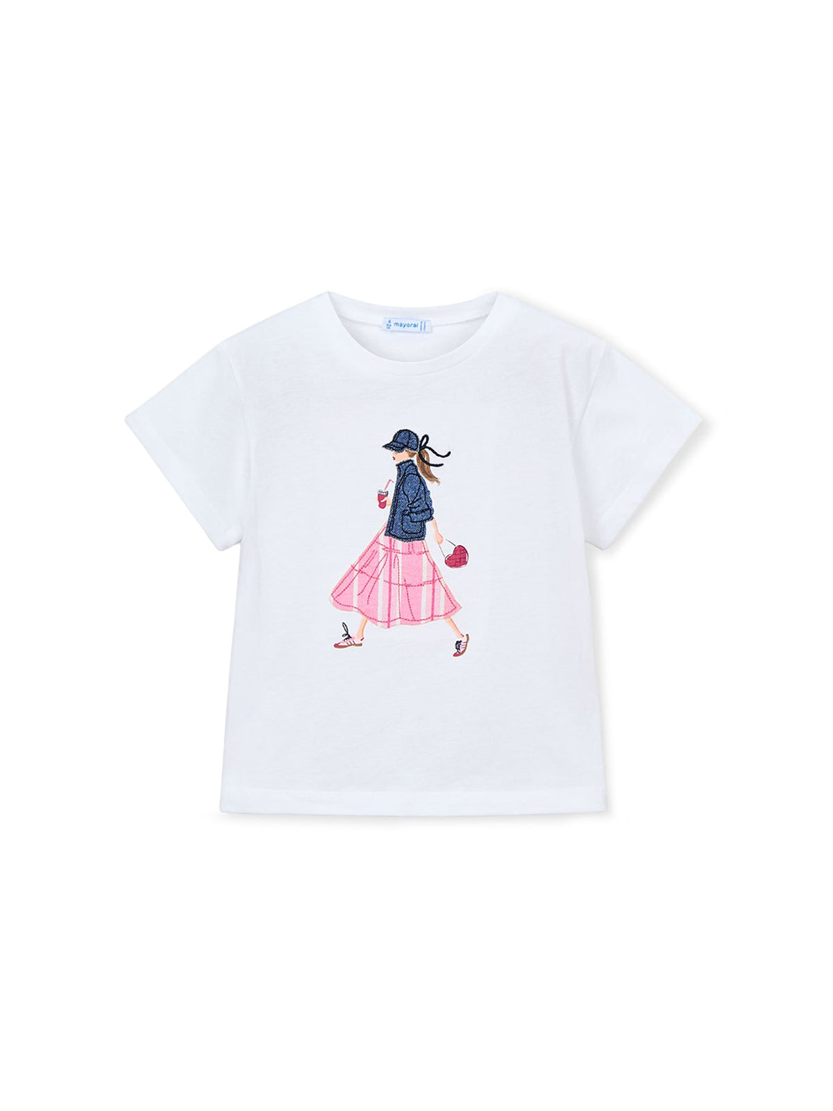 Kids’ Girl Short Sleeve T-Shirt White