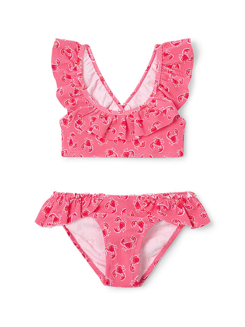 Kids’ Crab Bikini Pink