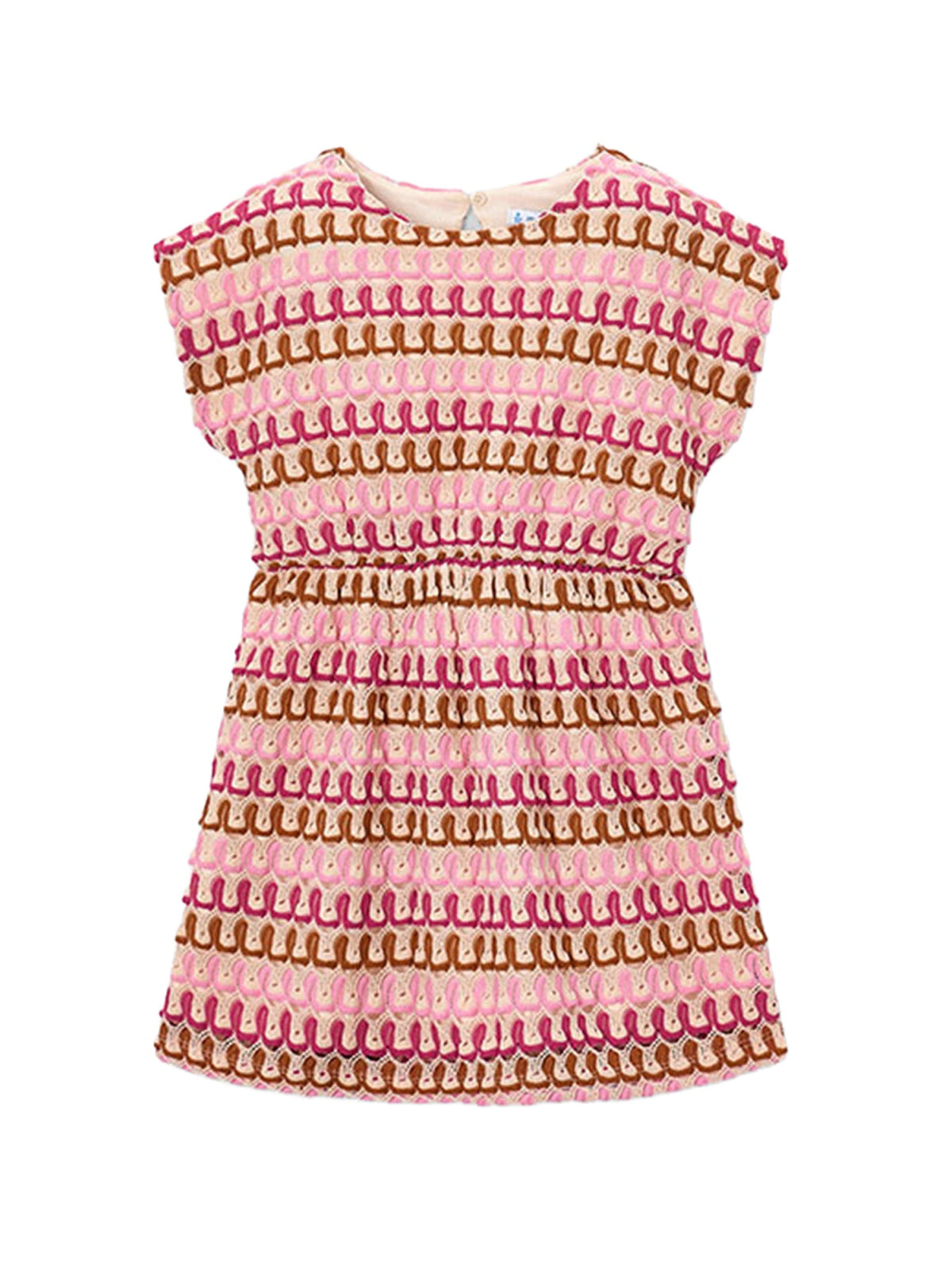 Kids’ Zig Zag Knitted Dress Multi