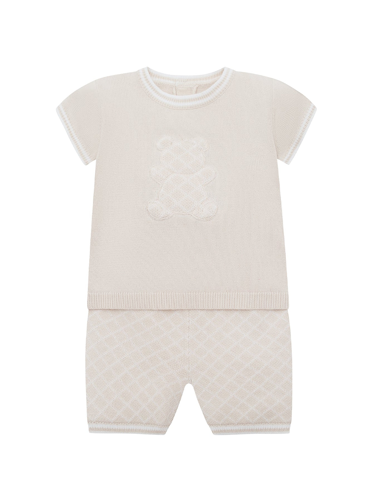 Baby Lennox Knitted Two-Piece Set Cream