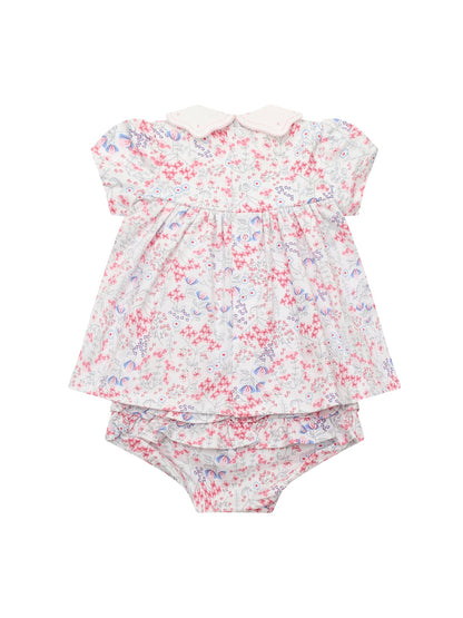 Baby Lola Printed Jersey Dress Pink