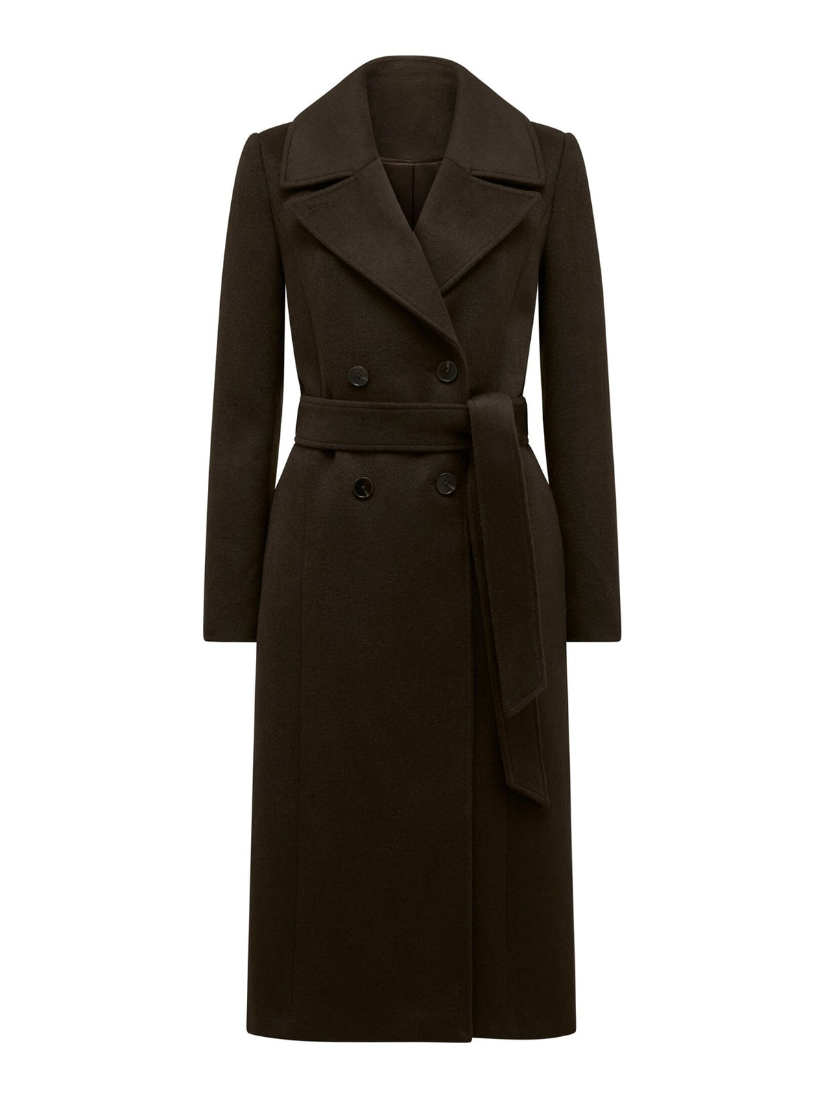 Blake Double Breasted Coat Brown