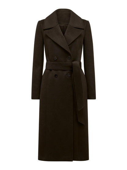 Blake Double Breasted Coat Brown