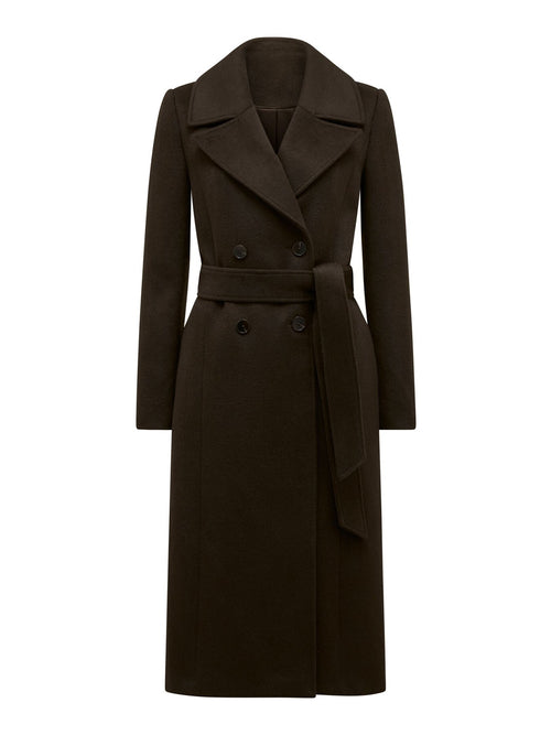 Blake Double Breasted Coat Brown