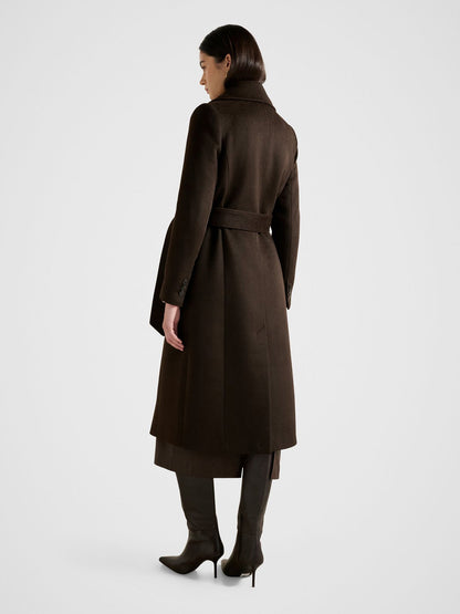 Blake Double Breasted Coat Brown
