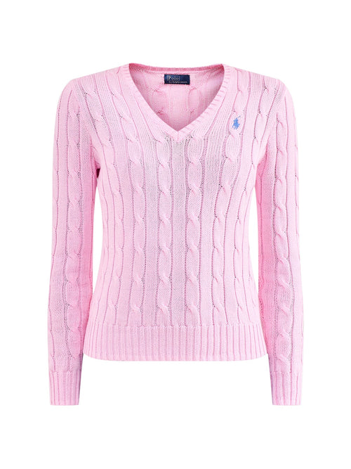 Kimberley V-Neck Jumper Pink