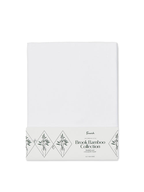 Brook Duvet Cover Double White