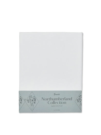 Northumberland Fitted Sheet White