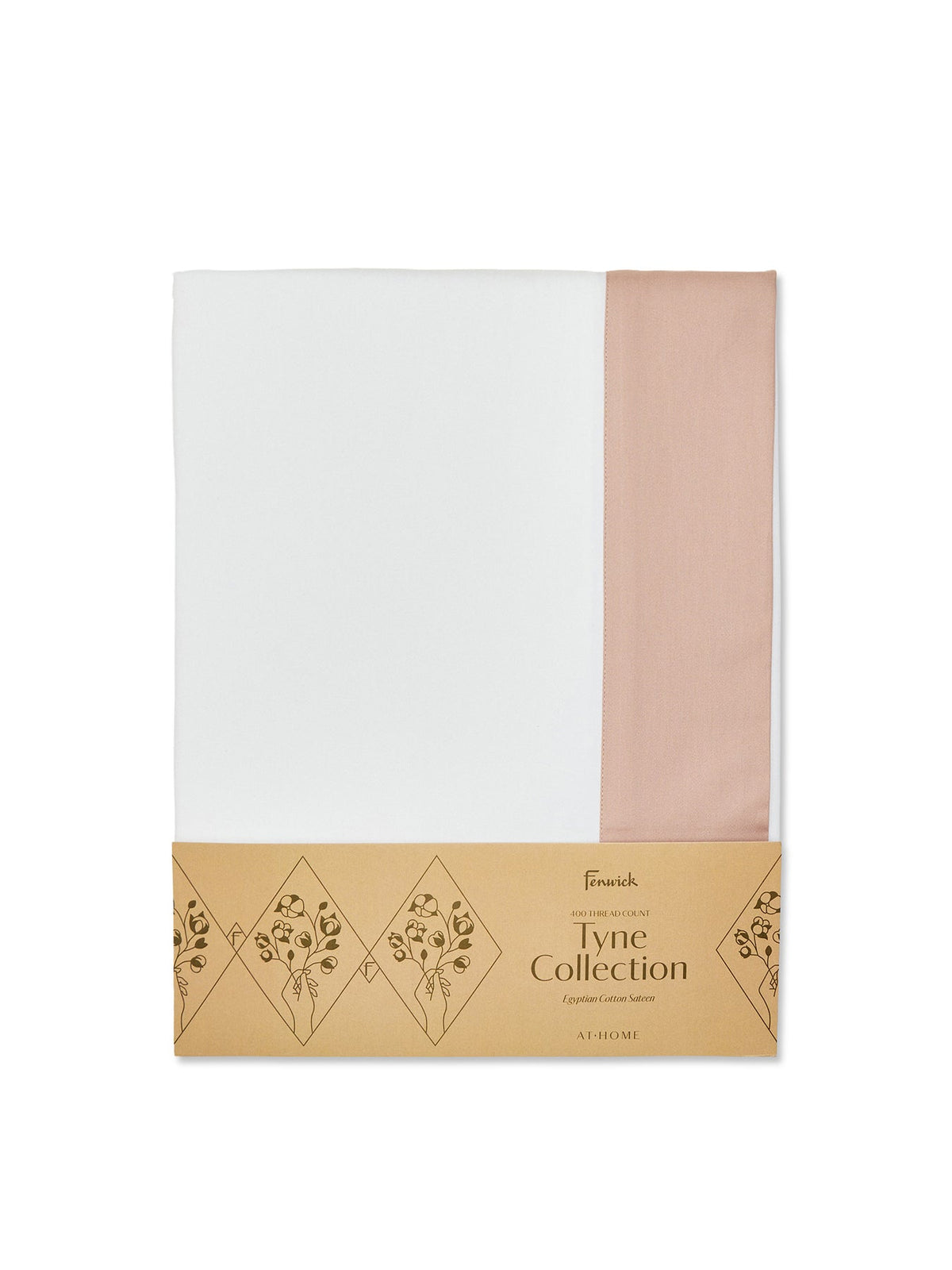 Tyne Collection Duvet Cover Pink