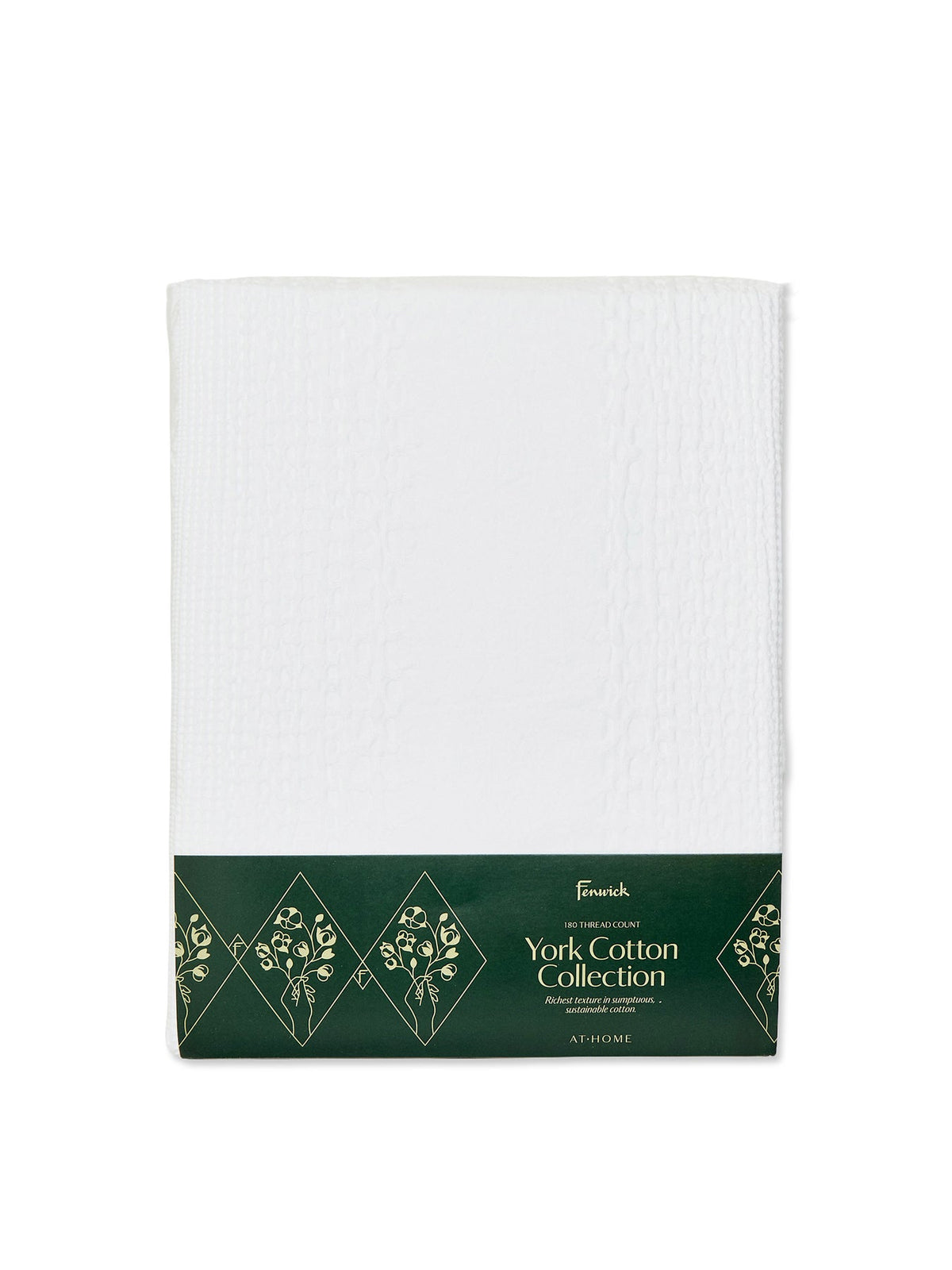 York Duvet Cover White