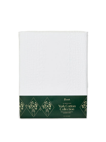 York Duvet Cover White