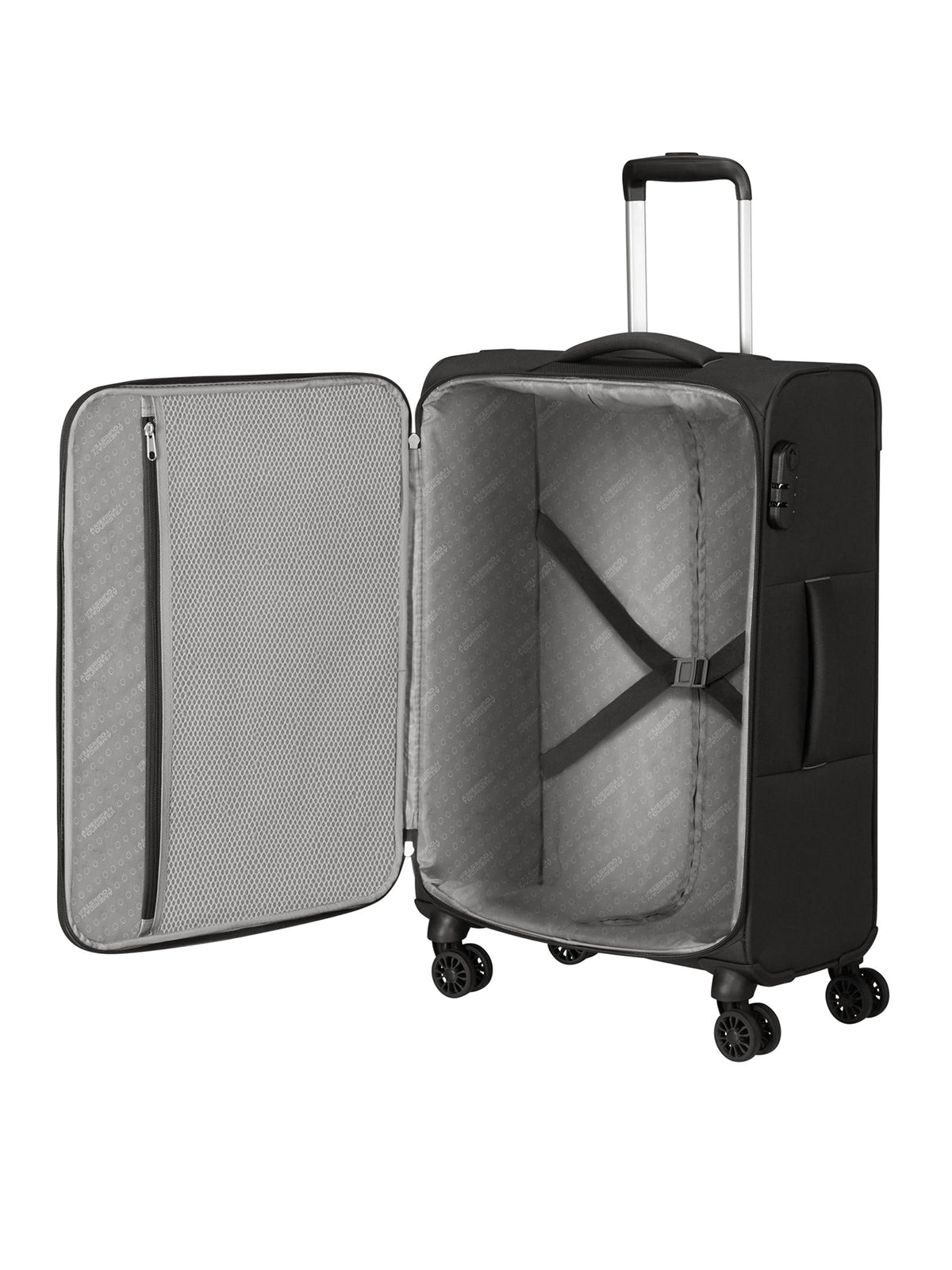 Globe Glider Medium Suitcase 67cm Black