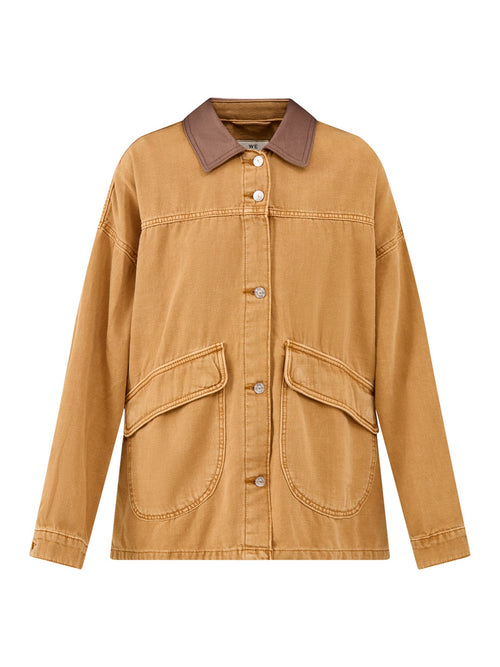 Lemon Denim Jacket Orange