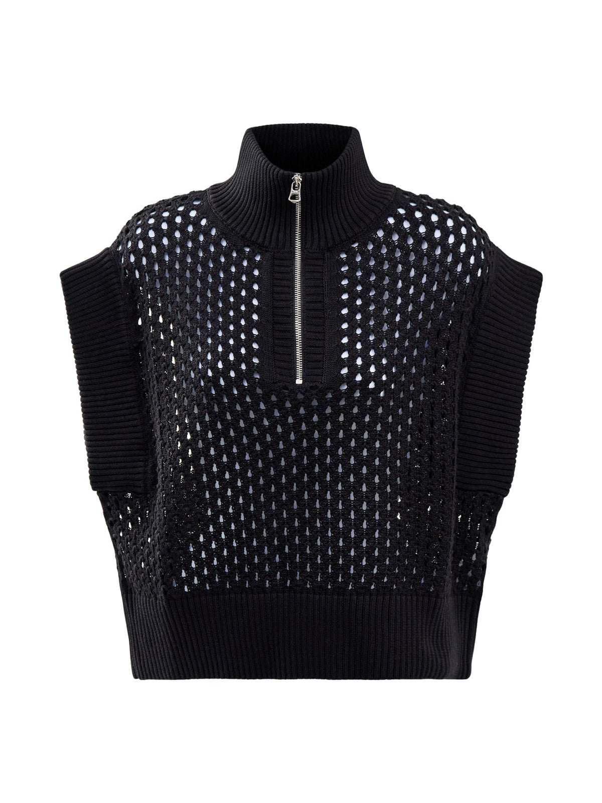 Gaines Half Zip Sweatshirt Black