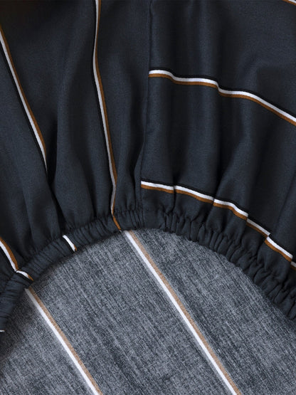 Bray Fitted Sheet Black