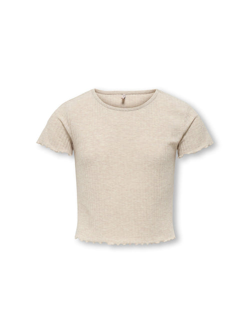 Kids' Knitted Top Ecru